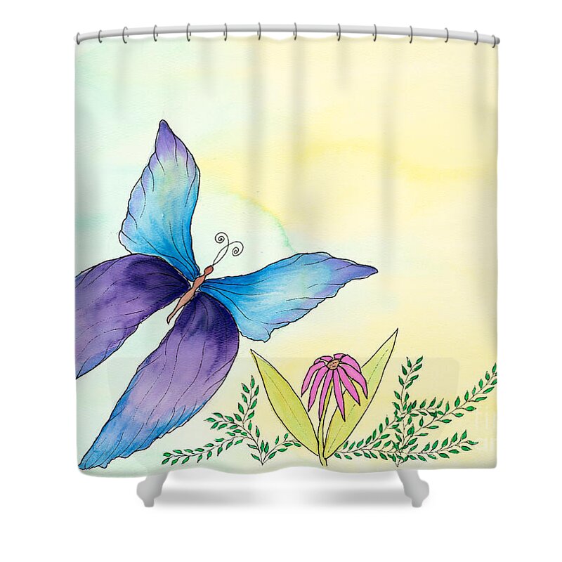 Grace Shower Curtain featuring the painting Grace by Ruth Evelyn