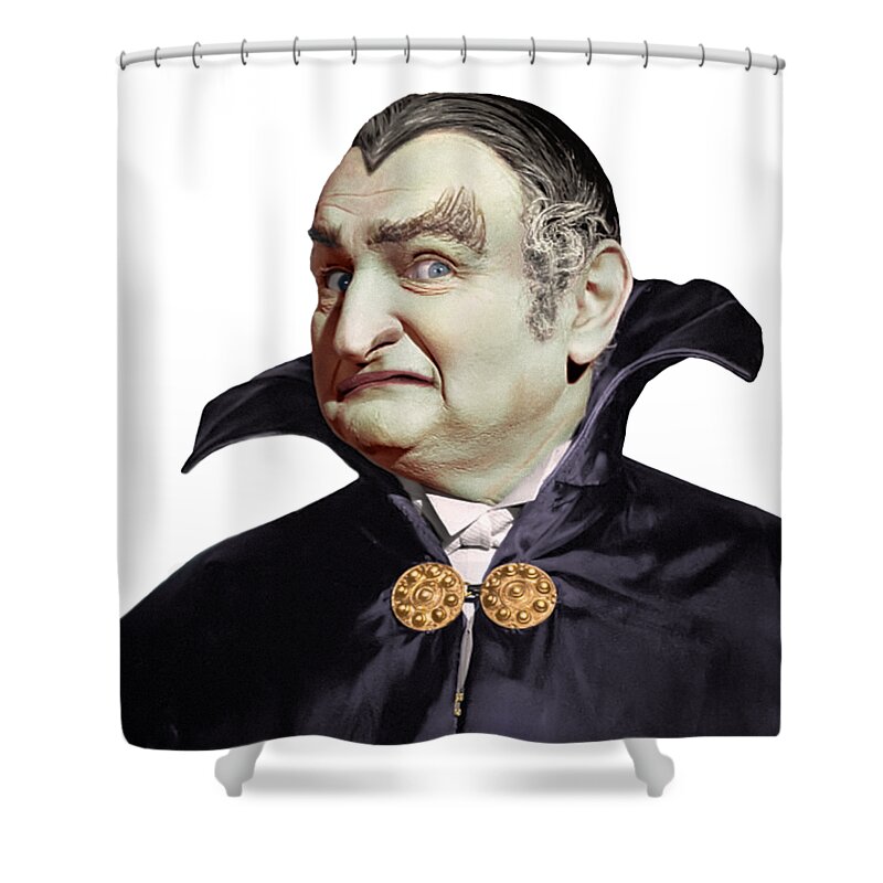 Themunsters Shower Curtain featuring the photograph Grandpa Munster by Franchi Torres