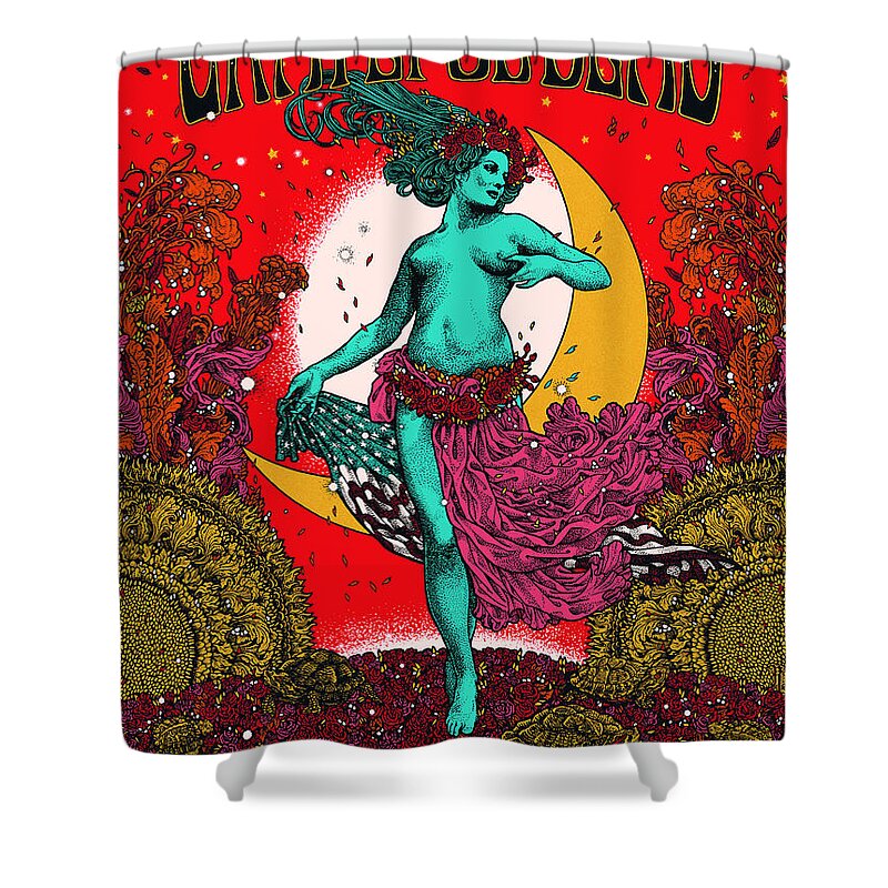 Grateful Dead Shower Curtain featuring the photograph Grateful Dead Rock Poster by Action