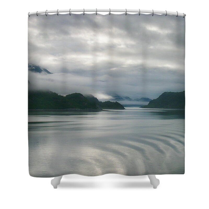Alaska Shower Curtain featuring the photograph Gray on Gray, Alaska by Segura Shaw Photography