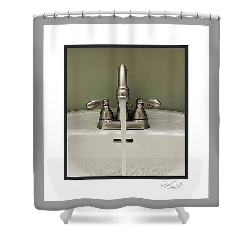Faucets Shower Curtain featuring the photograph Great - Now I Gotta' Go by Rene Crystal