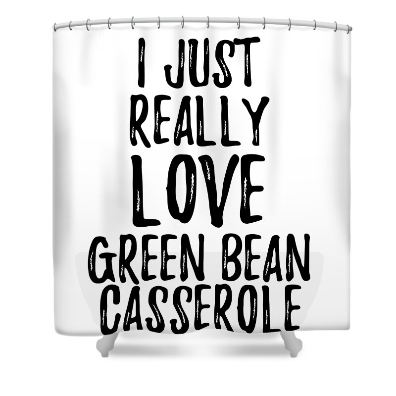 Green Bean Casserole Shower Curtains