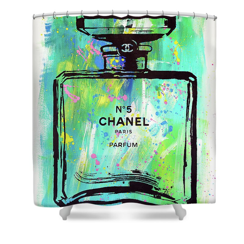 Chanel shower curtain