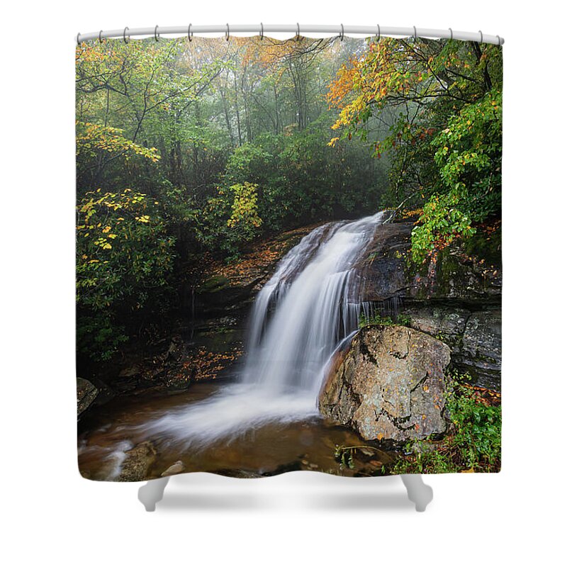 Green Mountain Falls Shower Curtain featuring the photograph Green Mountain Falls by Chris Berrier