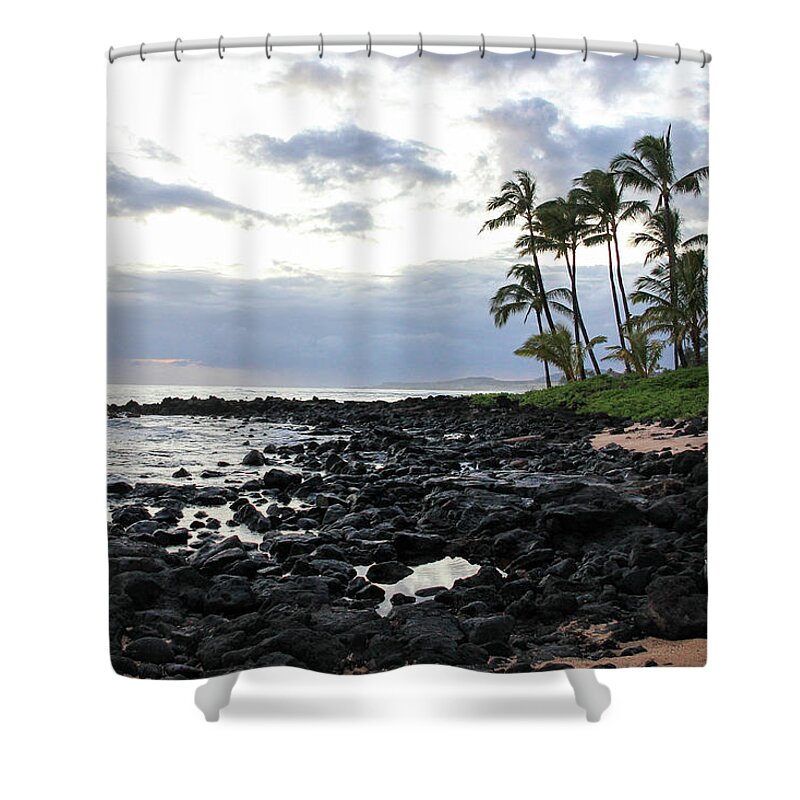 Hawaii Shower Curtain featuring the photograph Grey Sunset by Robert Carter