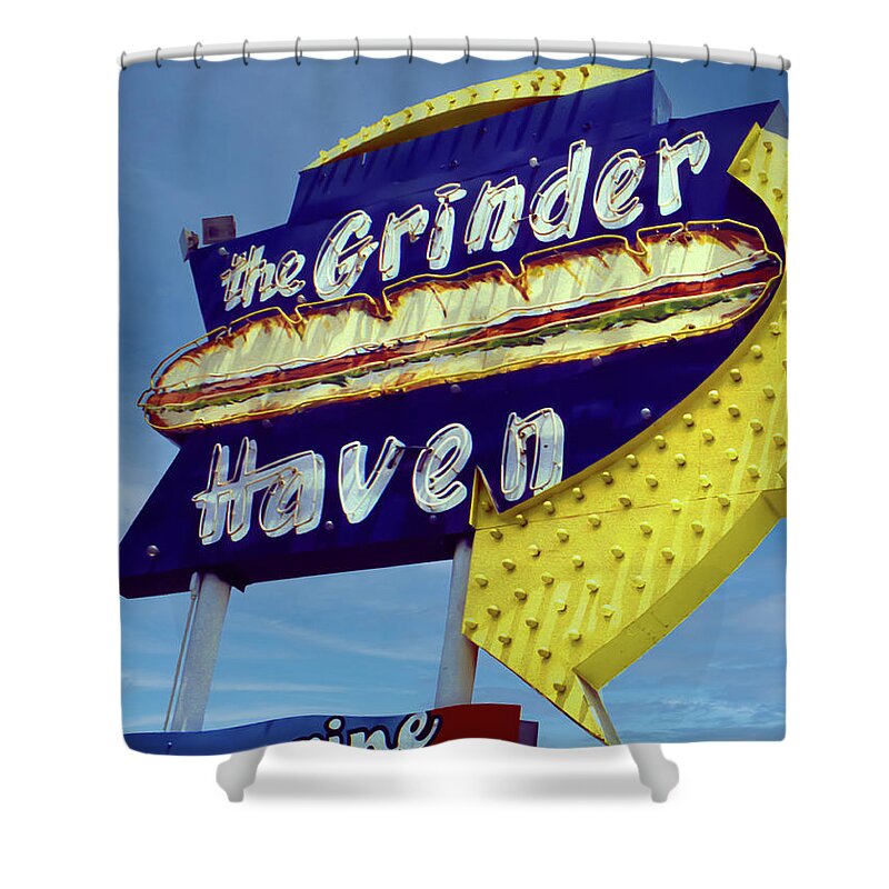 Sandwiches Shower Curtain featuring the photograph Grinder Haven by Matthew Bamberg