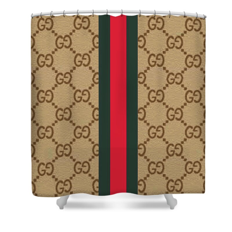 Gucci Pattern Shower Curtain