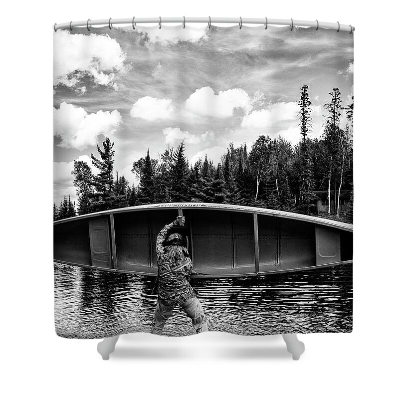 Bwca Shower Curtain featuring the photograph Guide by Cynthia Dickinson