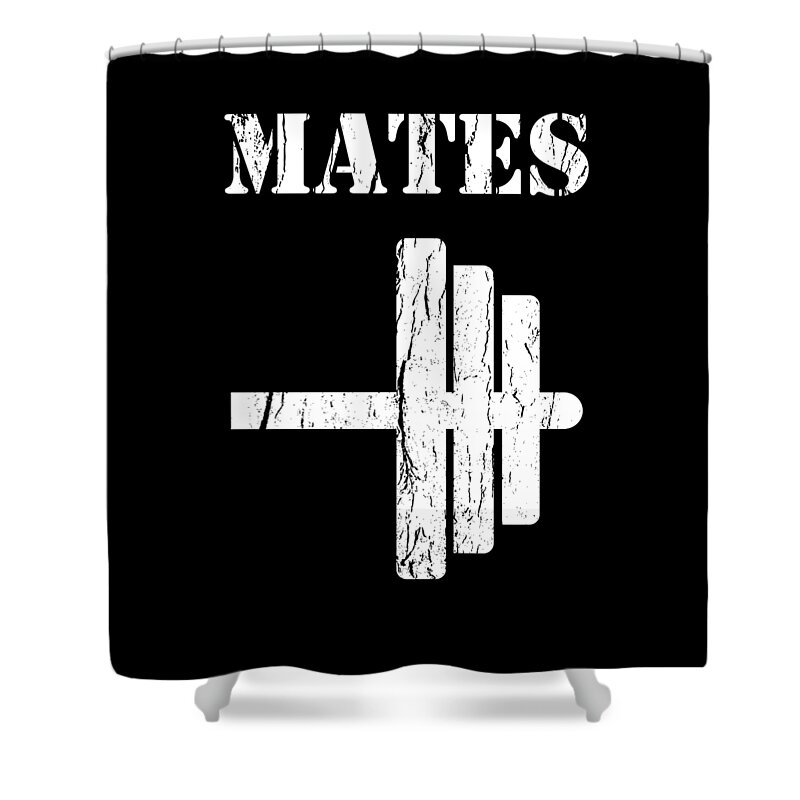 Swole Mate Shower Curtains