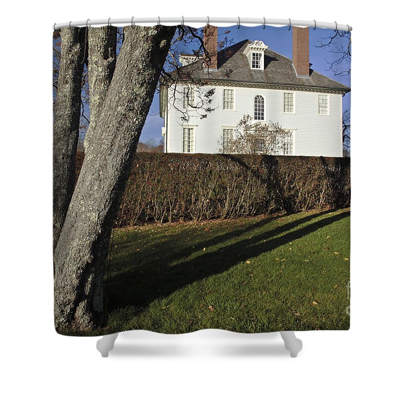 Maine Shower Curtain featuring the photograph Hamilton House - South Berwick Maine USA by Erin Paul Donovan