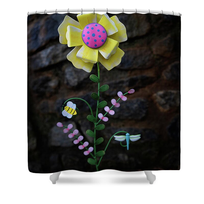 Flower Shower Curtain featuring the photograph Happenstance by Doug Sturgess