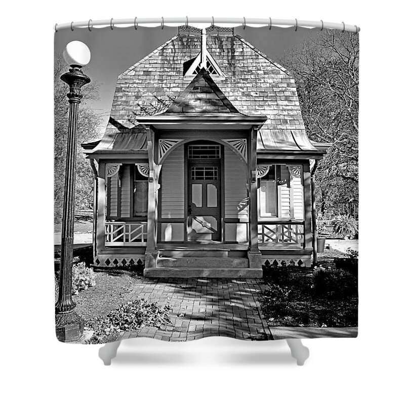 Haskell Shower Curtain featuring the photograph Haskell Playhouse Study 5 by Robert Meyers-Lussier