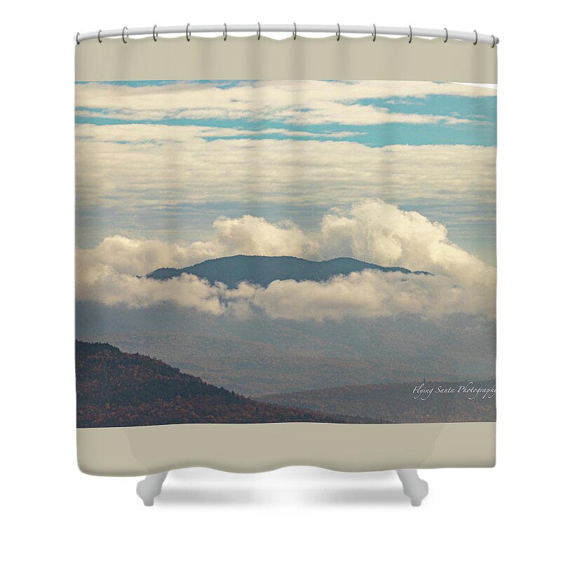 Mountains Shower Curtain featuring the photograph Head In the Clouds by William Bretton