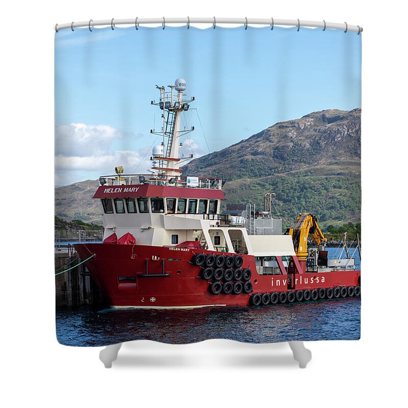 Ullapool Shower Curtain featuring the photograph Helen Mary by Steev Stamford