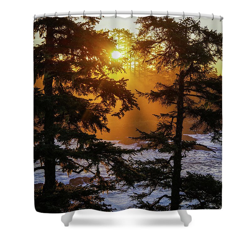 Sunrise Shower Curtain featuring the photograph Here comes the sun by Stephen Sloan