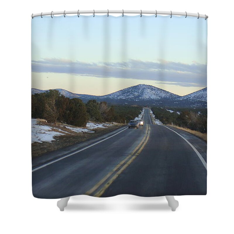  Shower Curtain featuring the photograph Highbeam by Trevor A Smith