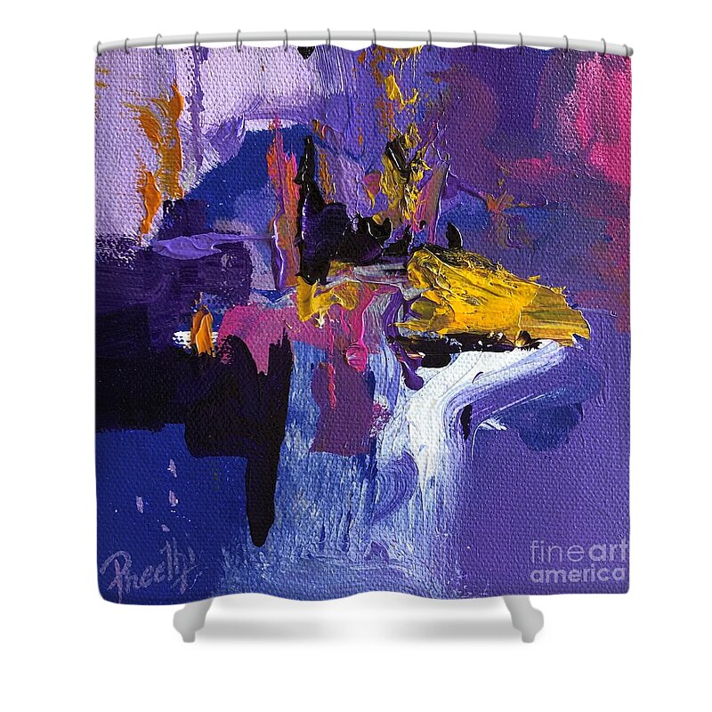 Gift Shower Curtain featuring the painting Hope 2 by Preethi Mathialagan
