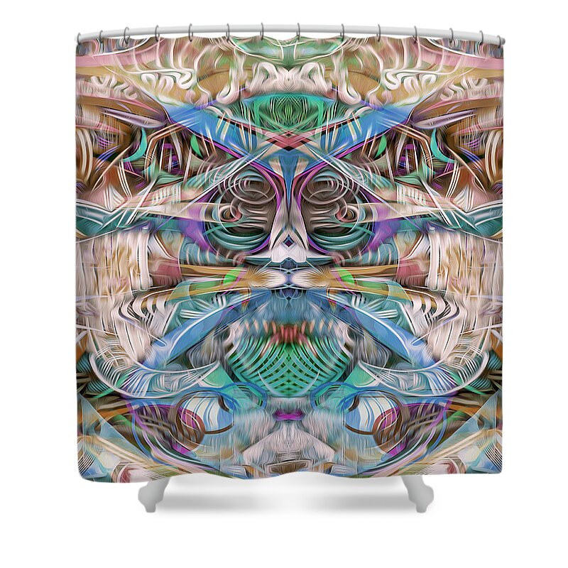 Pastel Shower Curtain featuring the digital art Hope by Jeff Malderez