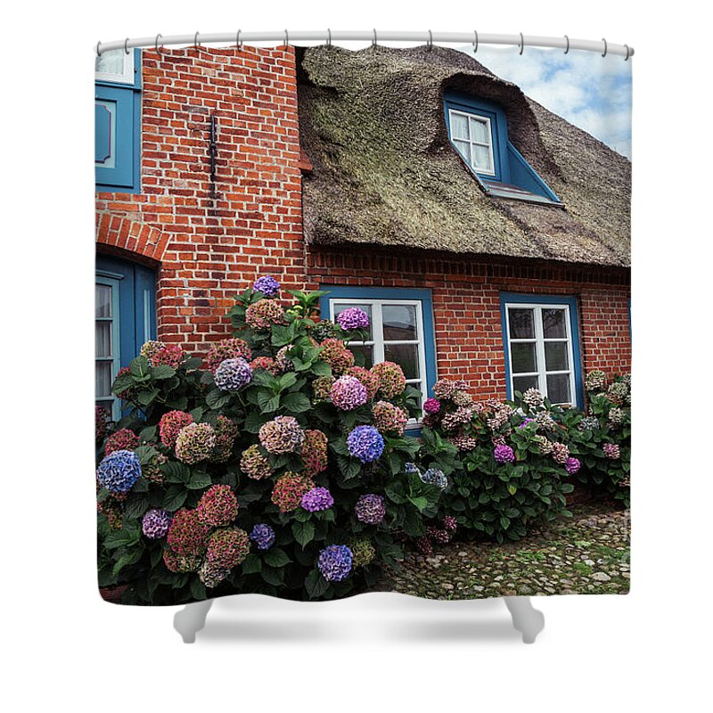 House Shower Curtain featuring the photograph Hortensia Beauty by Eva Lechner