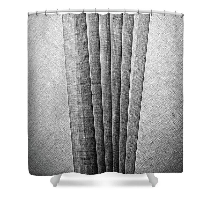 2020 Shower Curtain featuring the photograph Hotel Lamp Shade by Charles Hite