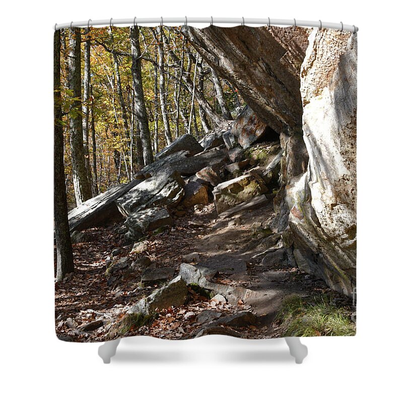 House Mountain Shower Curtain featuring the photograph House Mountain 17 by Phil Perkins