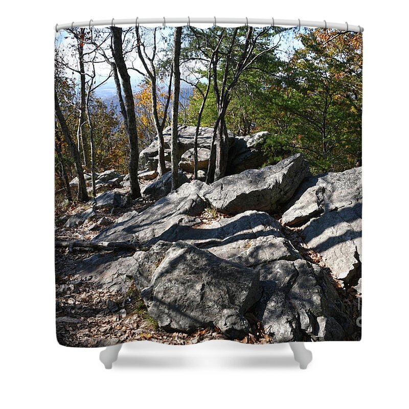 House Mountain Shower Curtain featuring the photograph House Mountain 20 by Phil Perkins