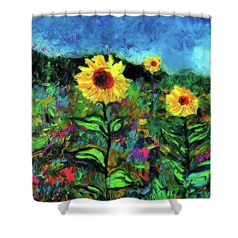  Shower Curtain featuring the painting I am not like you by Chiara Magni