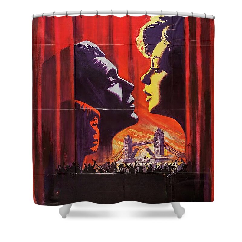 Could Shower Curtain featuring the painting 'I Could Go On Singing'', 1963, movie poster painting by Movie World Posters
