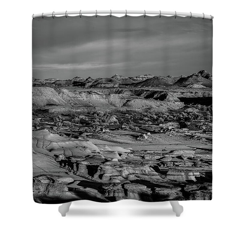 I Walk Alone Shower Curtain featuring the photograph I Walk Alone by George Buxbaum
