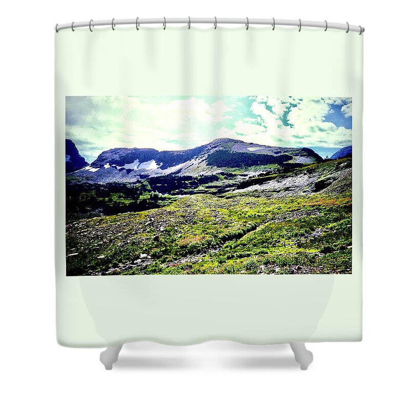  Shower Curtain featuring the photograph Ice Plateau by Gordon James