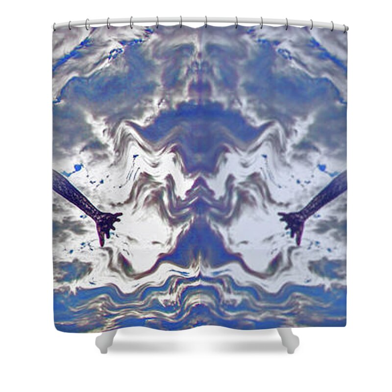 Clouds Shower Curtain featuring the photograph Impulse by Carl Moore