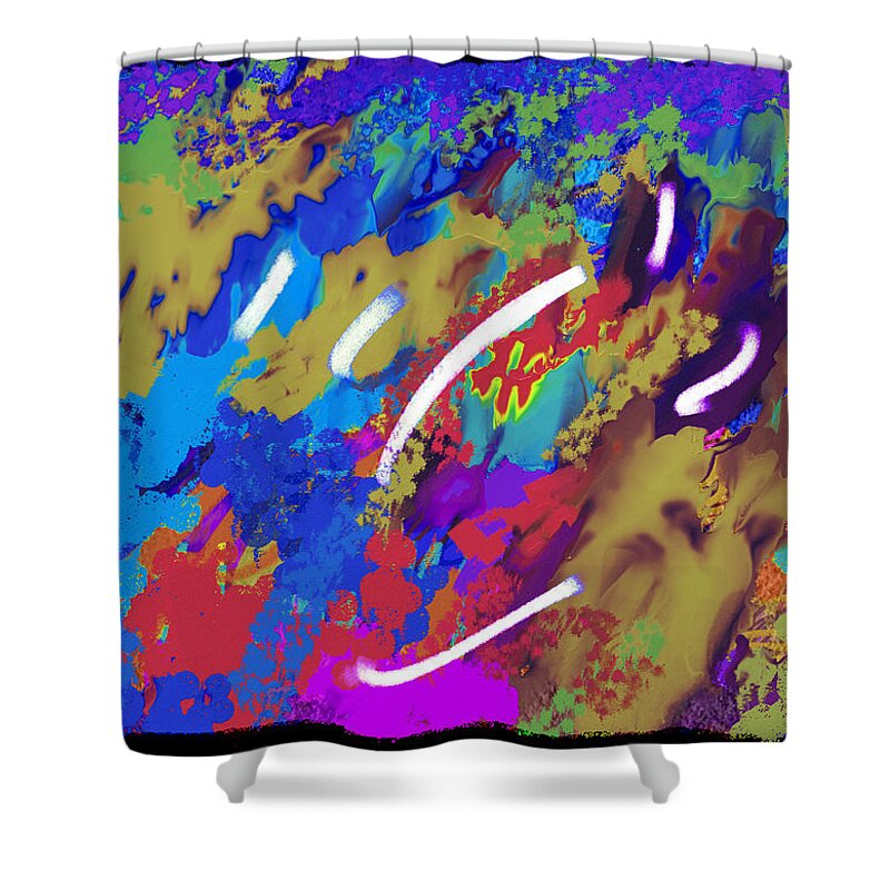 Digital Shower Curtain featuring the digital art Independent by Ralph White