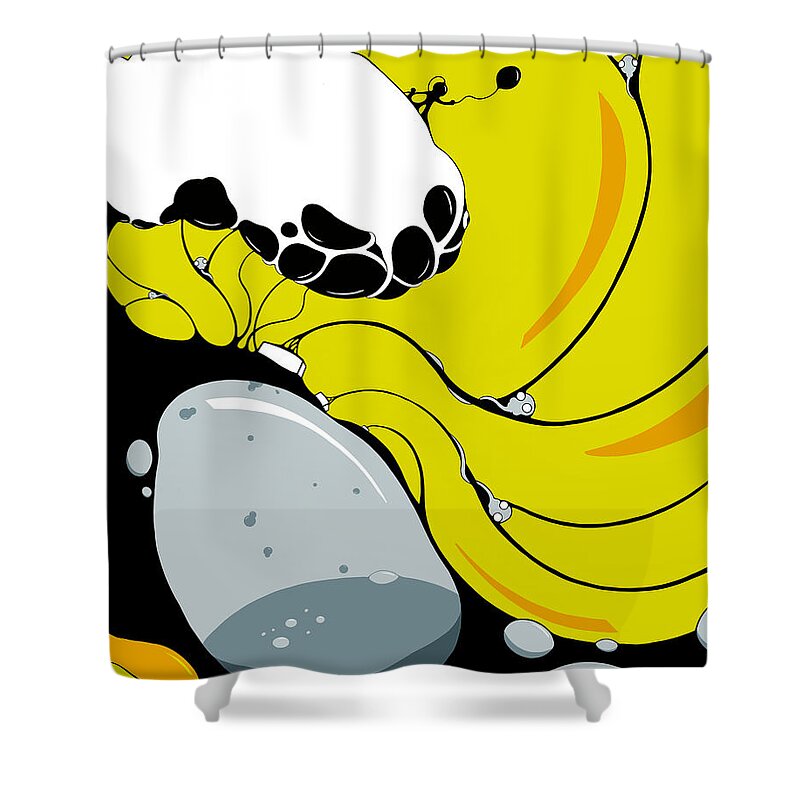 Avatars Shower Curtain featuring the digital art Inflated by Craig Tilley