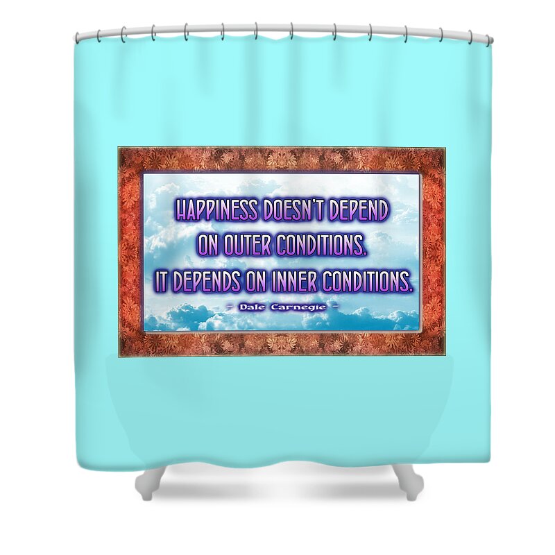  Shower Curtain featuring the digital art Inner Conditions by Alan Ackroyd