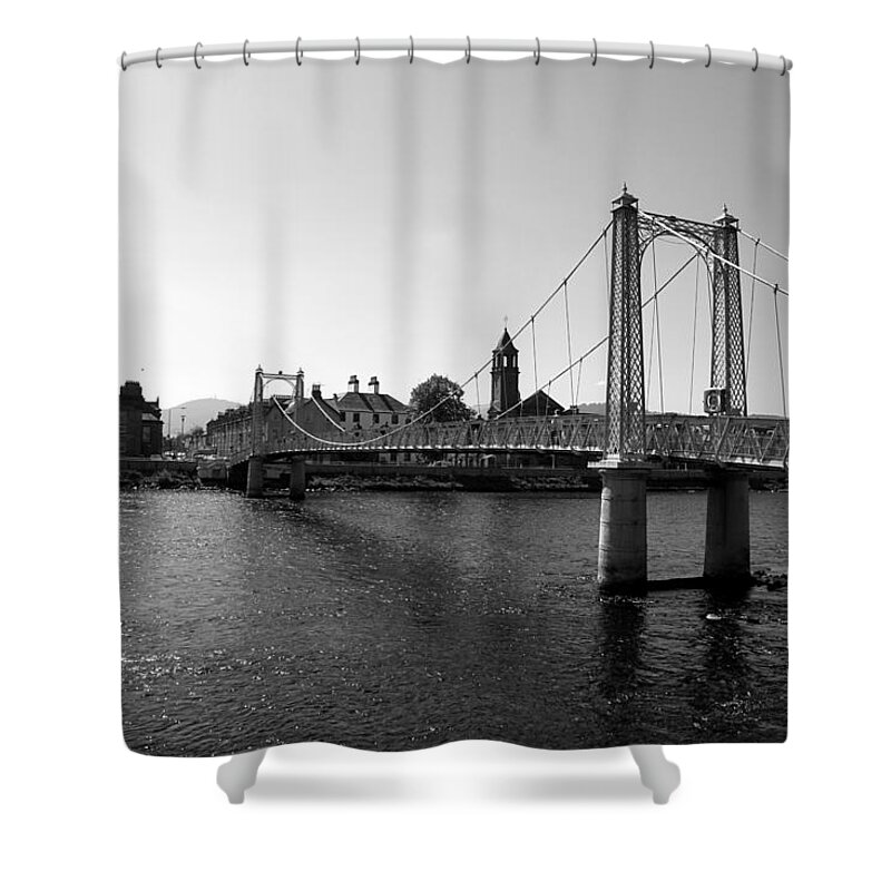 Bridge Shower Curtain featuring the photograph Inverness by Jolly Van der Velden
