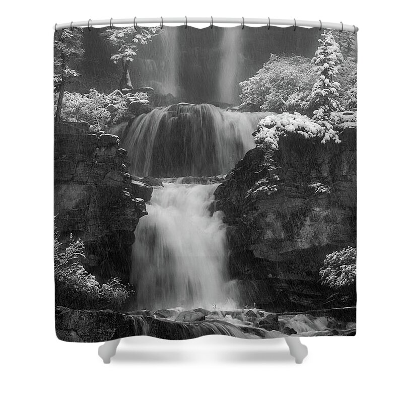 Banff National Park Shower Curtain featuring the photograph Is it Summer or Winter? by Yves Gagnon