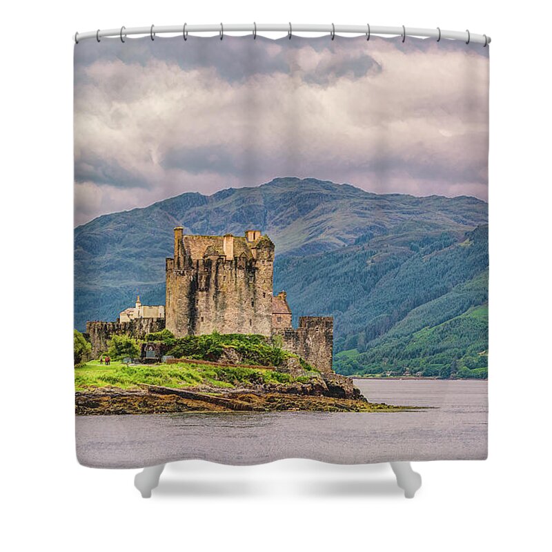 Scotland Shower Curtain featuring the photograph Isle of Skye, Eilean Donan Castle by Marcy Wielfaert
