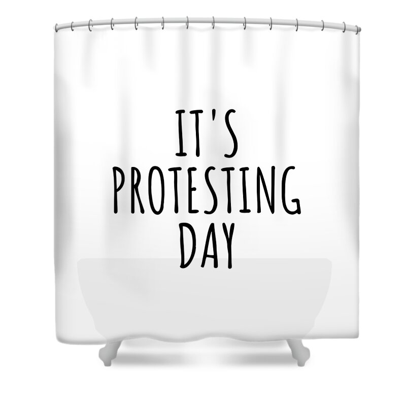 Protest Shower Curtains