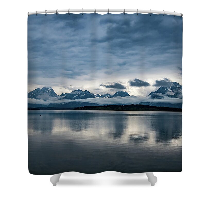 Nature Shower Curtain featuring the photograph Jackson Lake - Grand Tetons National Park by Rose Guinther