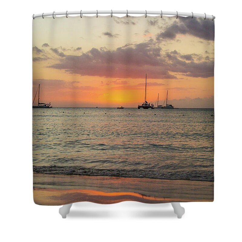 Negril Shower Curtain featuring the photograph Jamaica IMG 5904 by Jana Rosenkranz