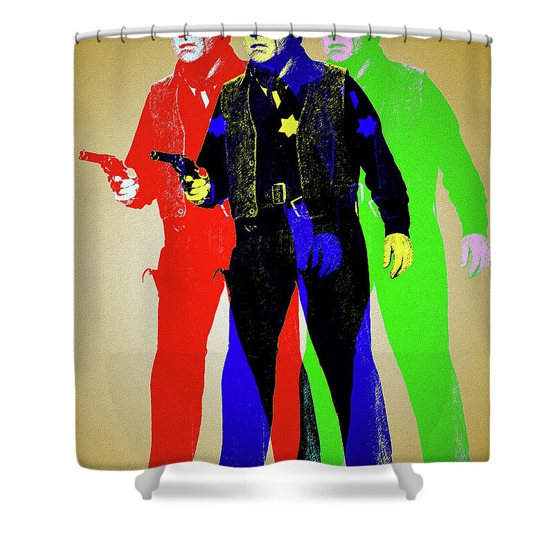 James Cagney Shower Curtain featuring the digital art James Cagney by Movie World Posters