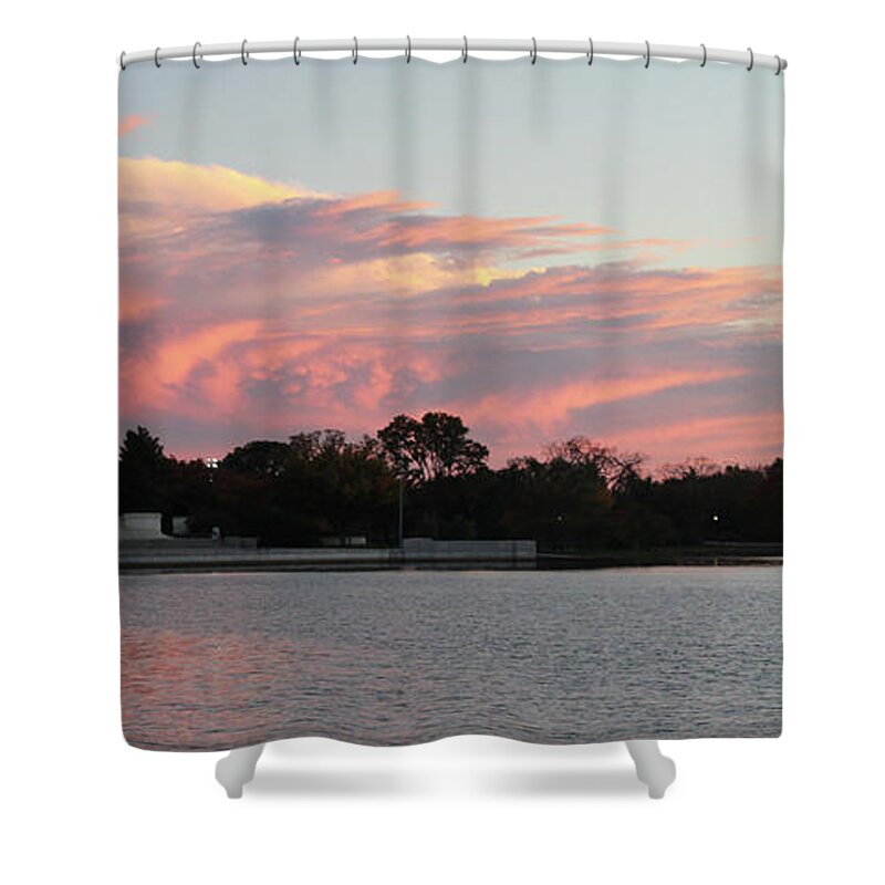 Jefferson Memorial Shower Curtain featuring the photograph Jefferson Memorial by Carolyn Stagger Cokley