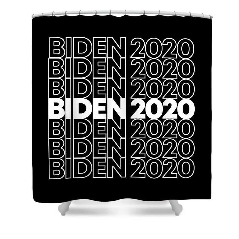 Joe Biden 2020 Shower Curtain featuring the digital art Joe Biden 2020 by Flippin Sweet Gear
