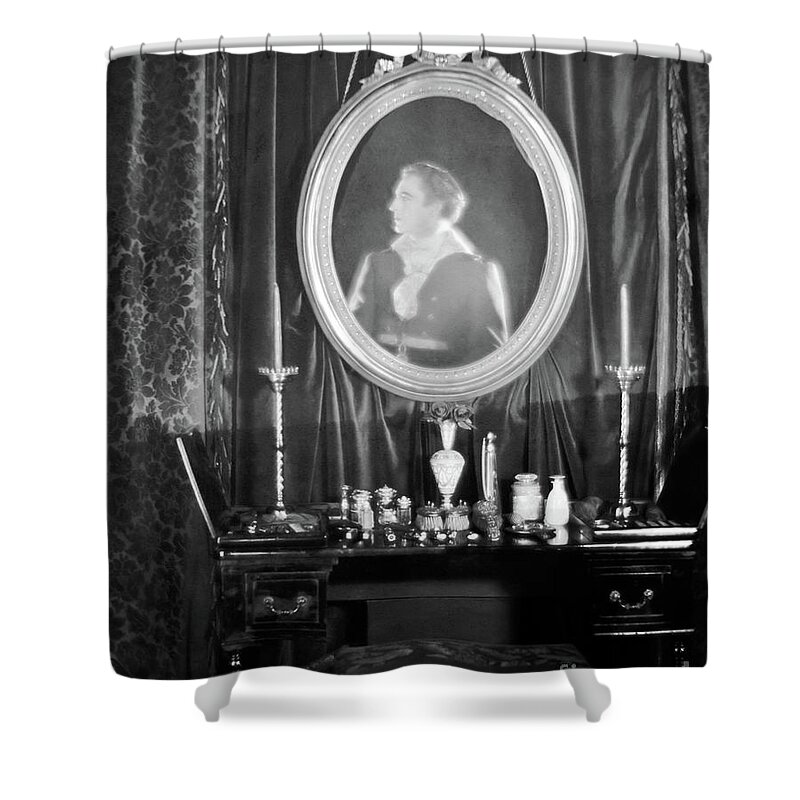 John Barrymore Shower Curtain featuring the photograph John Barrymore Beau Brummel 1924 by Sad Hill - Bizarre Los Angeles Archive