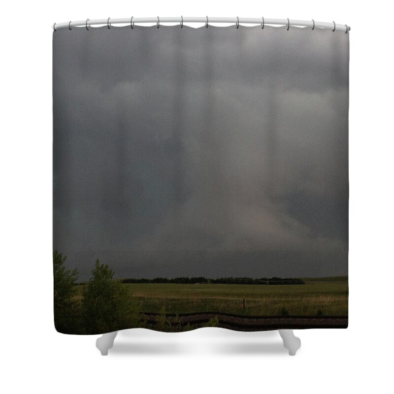 Nebraskasc Shower Curtain featuring the photograph June Nebraska Supercells 013 by Dale Kaminski
