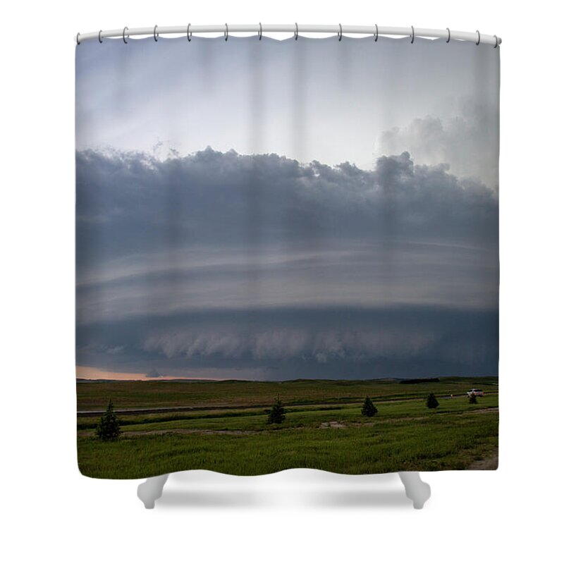 Nebraskasc Shower Curtain featuring the photograph June Nebraska Supercells 017 by Dale Kaminski