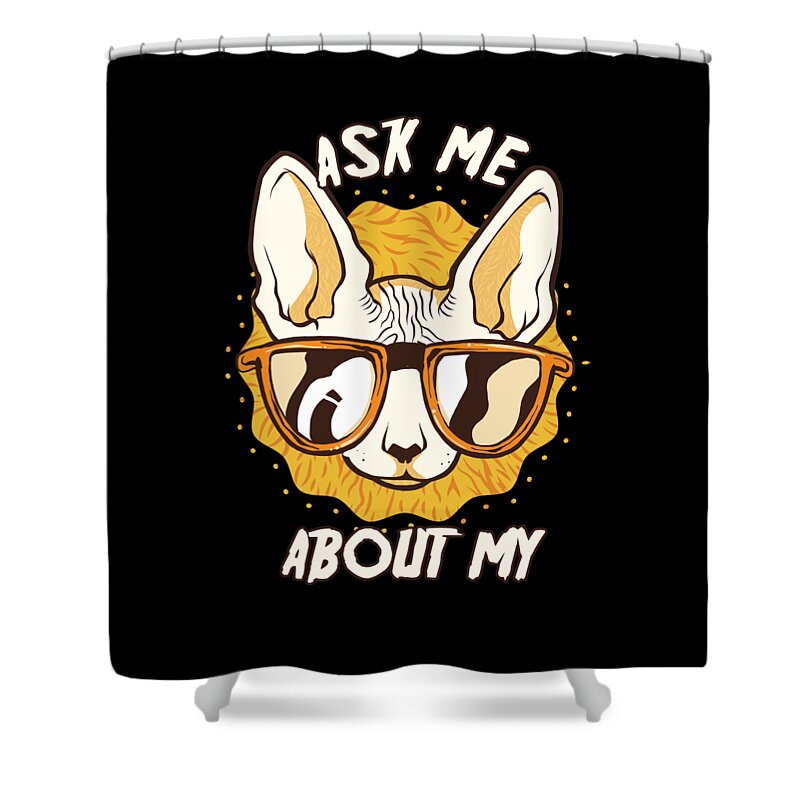 Jungle Animal Lovers Gift Ask Me About My Pets Shower Curtain by Thomas  Larch - Pixels