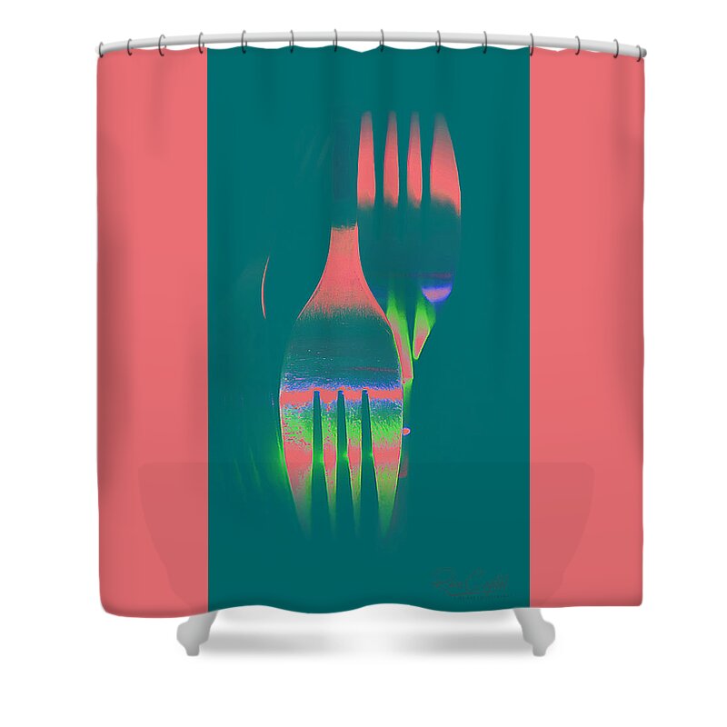 Forks Shower Curtain featuring the photograph Just Forkin' Around by Rene Crystal