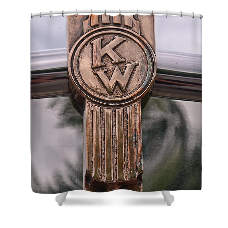 Vintage Shower Curtain featuring the photograph K W by Mike Martin