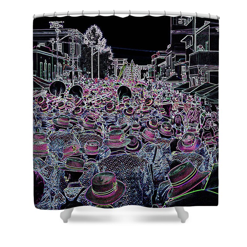 Digital Decor Shower Curtain featuring the photograph Kaapse Klopse by Andrew Hewett